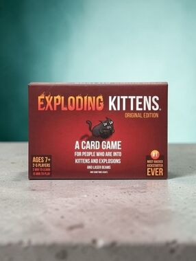 Exploding Kittens Card Game Family Version Sealed #MIS1